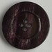 Purple Shimmer Button - 4 hole - 4.5cm diameter - 1cm edge - plastic