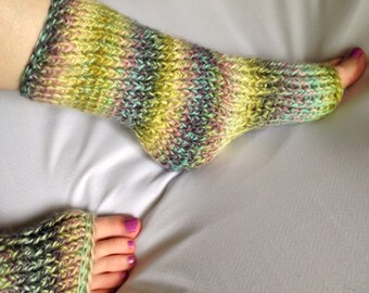Handmade, toeless, pedicure socks/ flipflop socks