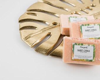 Sweet Citrus Soap / Citrus Soap / Old School Soap / Artisan Soap / Handmade Soap / Bar Soap/ Pink Soap/ Handcrafted Soap