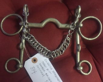 English stainless show bit double bridle Lot# 814