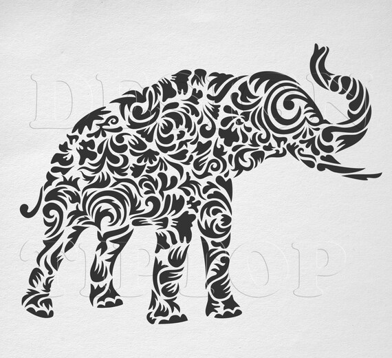 Free Free 70 Trunk Up Silhouette Elephant Svg SVG PNG EPS DXF File