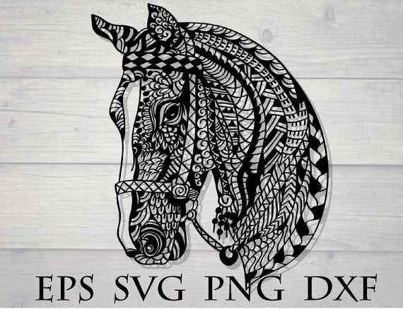 Download Zentangle horse svg / mandala horse svg / horse for cricut