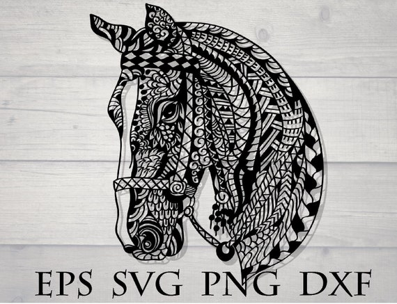 Zentangle horse svg / mandala horse svg / horse for cricut