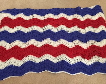 Crochet Chevron Baby Blanket