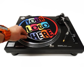 Custom slipmat, best quality, full color printed with your own design! your logo music gifts musicians vinyl record slipmats mat myslipmats
