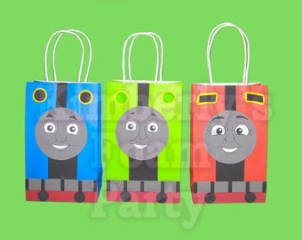 9 Thomas the train and friends Foam party bags