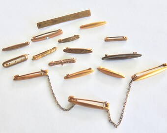 16 Antique Lingerie Pins