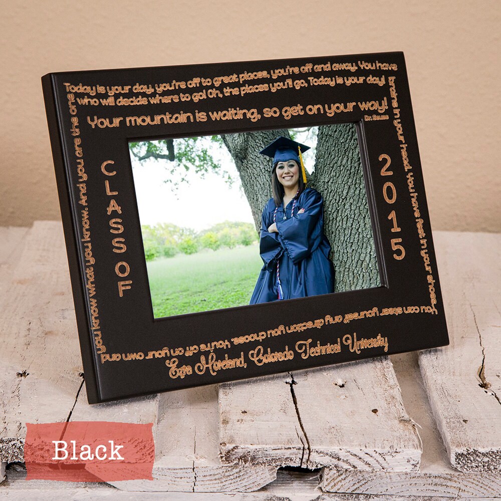 Personalized Dr Seuss Graduation Frame-Graduation Gift-Oh the