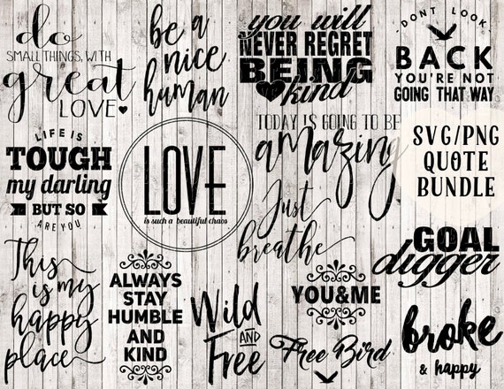 Download quote svg bundle buy 1 get 3 free digital print printable