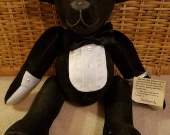 Grander Bear - Black Tuxedo, signed