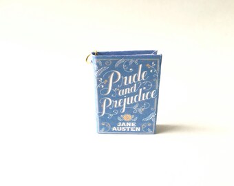 Miniature Pride and Prejudice Book Necklace/Keychain