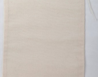 25 count 8x12 inch Cotton Muslin Drawstring Bags