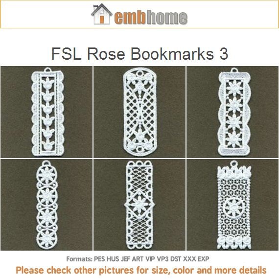 Free Standing Lace Bookmarks Embroidery Designs Free Standing Lace Bookmarks Embroidery Designs