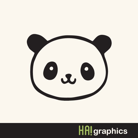 Download Cute Panda Bear Nursery Baby Silhouettes Clipart Vector