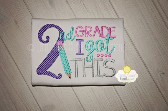 back to school shirts for 2nd grade