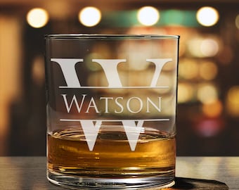 Whiskey Glass, Personalized Gift, Groomsmen Gifts, Rocks Glass, Whiskey Decanter, Scotch Glass, Wedding Gift, PTWG001