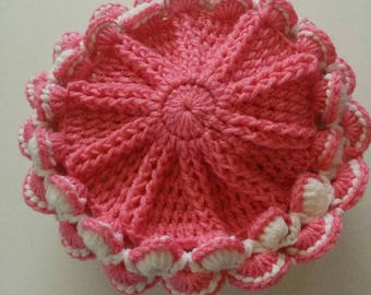 Strawberry Cupcake CrochetHat/Winter fashion 2018/fashionista/Cozy/Warm/