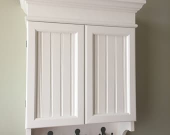 White Cabinet, Bathroom Cabinet, Kitchen Cabinet, Hanging Wall Cabinet, Decorative Wall Cabinet