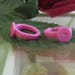 10 blank rings children acrylic colored rings, 14 mm tray: 9 mm