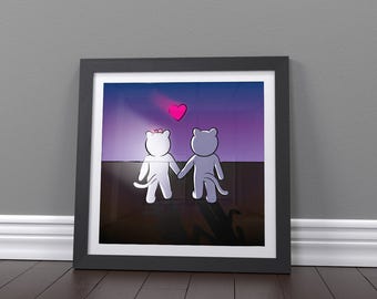Art Print: "Fade Away" 12x12
