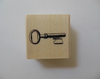 Key Stamp - Paris Romantique Collection - Wood Mounted Rubber Stamp - French Inspiration
