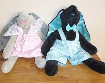 Country Bunny PDF Pattern