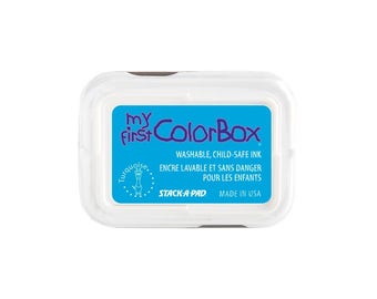 Turquoise My First Colorbox child safe ink pad