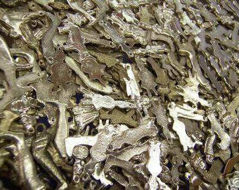 YOU PICK YOUR Faves - Lot of 50 Silver Colored Milagros, Mexico