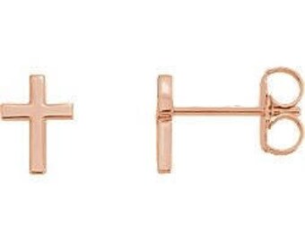 Simple Cross Earrings
