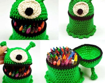 Alien Container - PDF Crochet Pattern - Instant Download