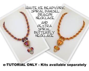 eTUTORIAL ONLY for Spiral Dragon and Butterfly Necklace - Intermediate/Advanced Level