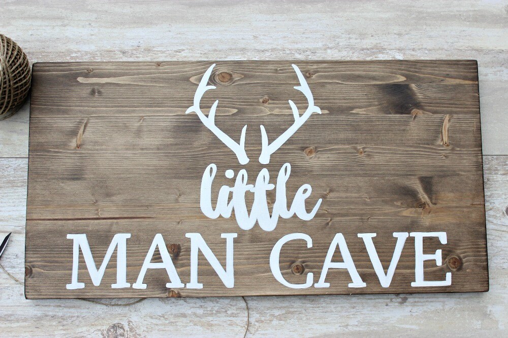 Woodland Nursery Decor Hunting Nursery Wall Art Little Man