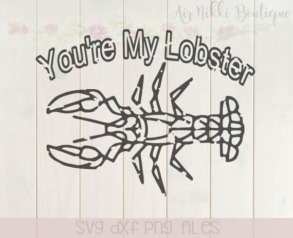 Download You're my Lobster Friends Rachel and Ross SVG PNG DXF