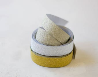 Glitter Tape - Champagne / Silver / Gold