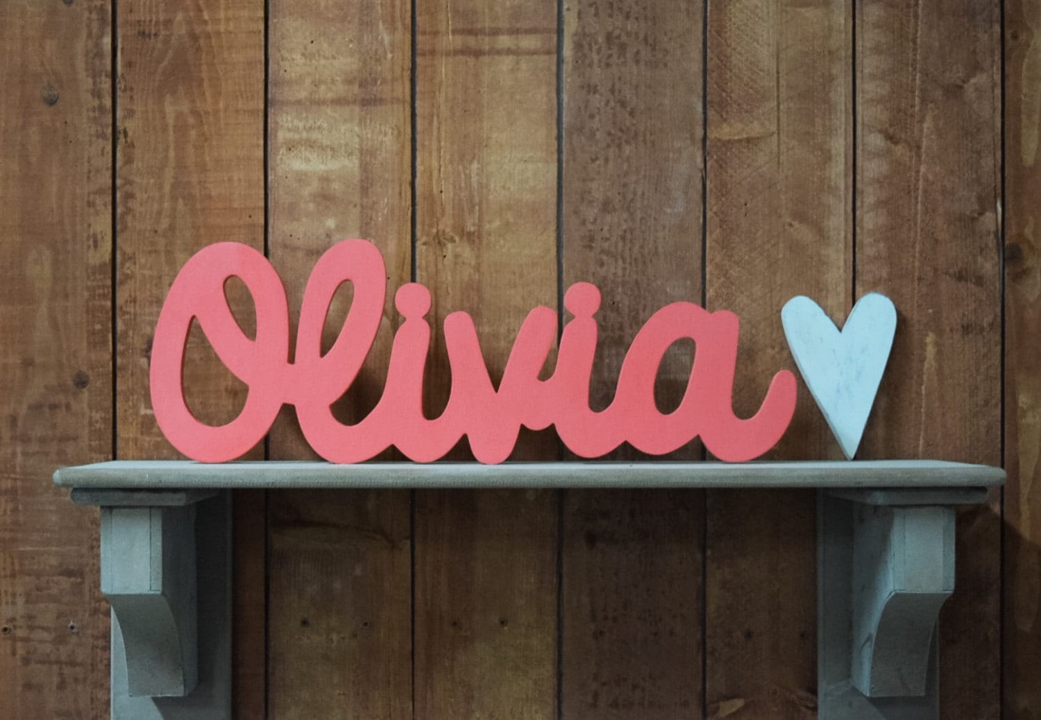 Olivia Baby Name Wooden Sign Nursery Decor Baby name signs