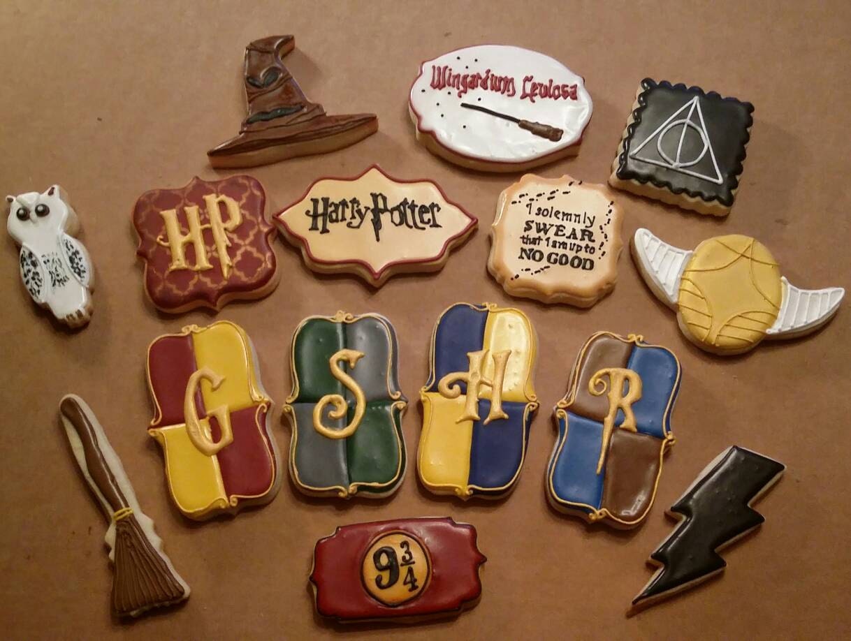 Set of 15 Harry Potter cookies