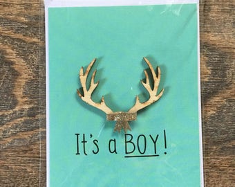 It's A Boy! Greeting Card - 4x6