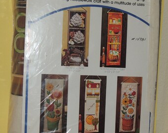1970s Fabilique "Notions Nook" 3 D Wall Hanging kit Unopened