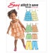 3 tier ruffled Dress, Top Shorts and Capris OOP McCalls 5369 Toddlers Easy Sewing Pattern Sizes 1-2-3 UNCUT