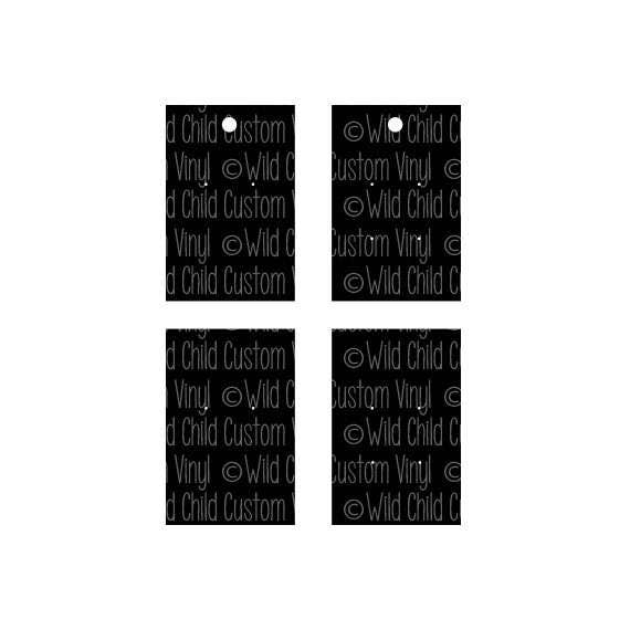 Download Rectangle Earring Display Cards SVG Rectangle Shape SVG