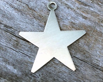 Nickel Silver Star with One Ring 24ga 7/8'' (Pkg of 6) (MSN53024) **CLOSEOUT**