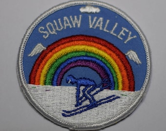 Vintage Squaw Valley Resort California Ski Patch