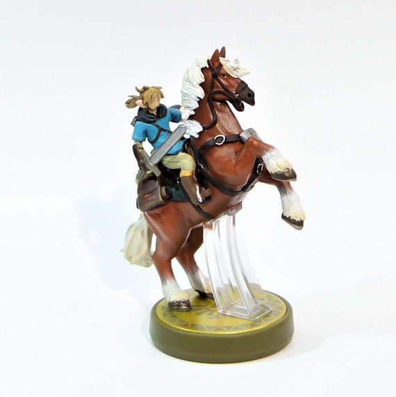 Custom amiibo Link Rider on Epona Legend of Zelda Breath of