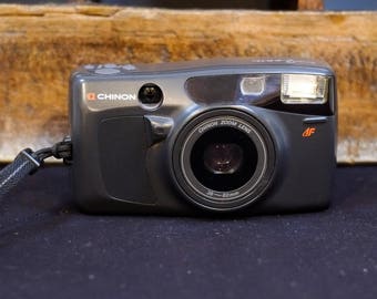 Chinon Pocket Zoom 38-60mm Vintage Compact Camera 35mm Film Tested