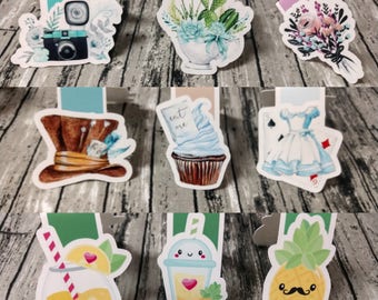 Lonely magnetic book marks