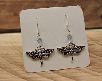 Dragonfly Earrings, Dragonfly Dangle Earrings