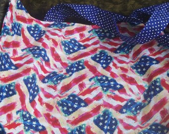 Patriotic Tote Bag Market Bag Carryall