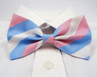 Transgender Pride Bow Tie