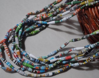 Paper necklace (8 strands)