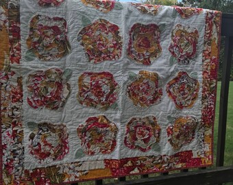 French Roses Quilt *free shipping*